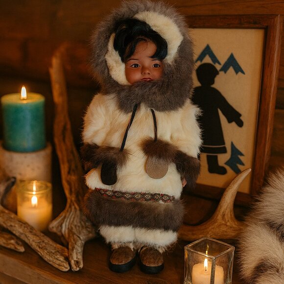 MeMeLuck “Mariak” Alaskan Doll 15" NWT Made in Alaska Heritage Collectible - Picture 1 of 11